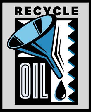 recycle oil logo How Do You Dispose of Used Oil?