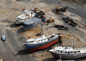 Hurricane Ike damage