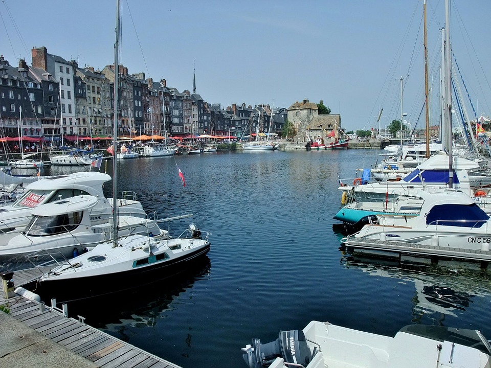 boats in harbor