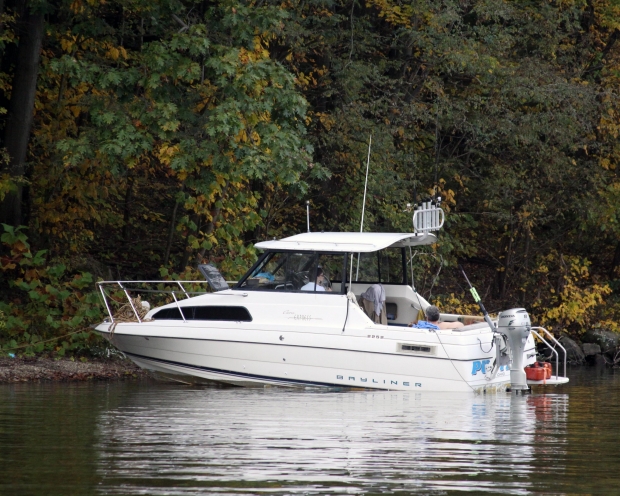 motor boat on water