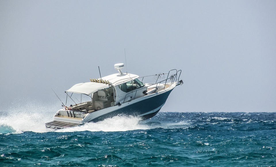 boating on water