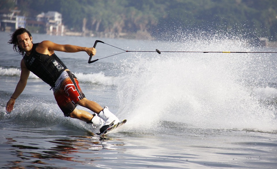 water skiing